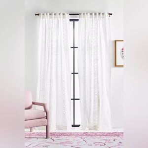NWT Anthropologie Ana Curtain 50x96” (1) Z299